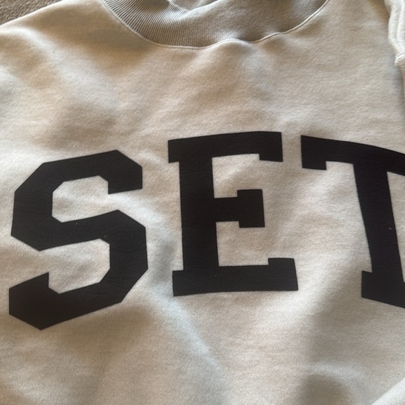 Set active X PARKE collab mock neck reversible sweatshirt L/XL - Picture 8 of 8